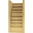 thumbnail image 4 of 8"W x 8"D x 16"H Wide Landon Rough Cedar Woodgrain TimberThane Corbel, Primed Tan, 4 of 6