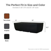 30 x 10 URBAN PLANTER DSP-BLK