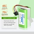 thumbnail image 7 of Vacuum Cleaner Battery for Eufy L60 L60 SES L60 Hybrid SES, Eufy L50 L50 SES, iRobot Roomba Combo Essential Y0110, Y0140, Y011020, Y011040, Y014020, Y011240, Q011, Q011020, Q0120, Q012020-3500mAh, 7 of 7