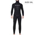 thumbnail image 3 of Eigraketly Trajes de buceo profesionales de 3MM, traje de buceo para de peces, traje de baño para mantener el calor, traje de Surf con capucha para Deportes acuáticos Negro 3XL Eigraketly OD017116-10, 3 of 6