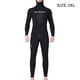 thumbnail image 2 of Wetsuits Camuflaje con capucha Premium a prueba de frío Mantenga cálido pantalones largos de manga larga con un traje de surf a prueba de sol para snorkeling navegando negro 3xl 5mm Advancent OD017114-10, 2 of 6