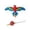 Blue-11.81inch, variant on VMWMSSR Animal-Shaped Kite with Line Wheel, Outdoor Easy-Fly Kite Durable Bird-Style Kite with Handle, for Outdoor Family Activities(Bronze-11.81inch)