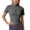 Grey, variant on Women's Seamless Yoga T Shirt High Stretch Workout Top Breathable Athletic Tee For Fitness Running Gym Sports Fit Mom