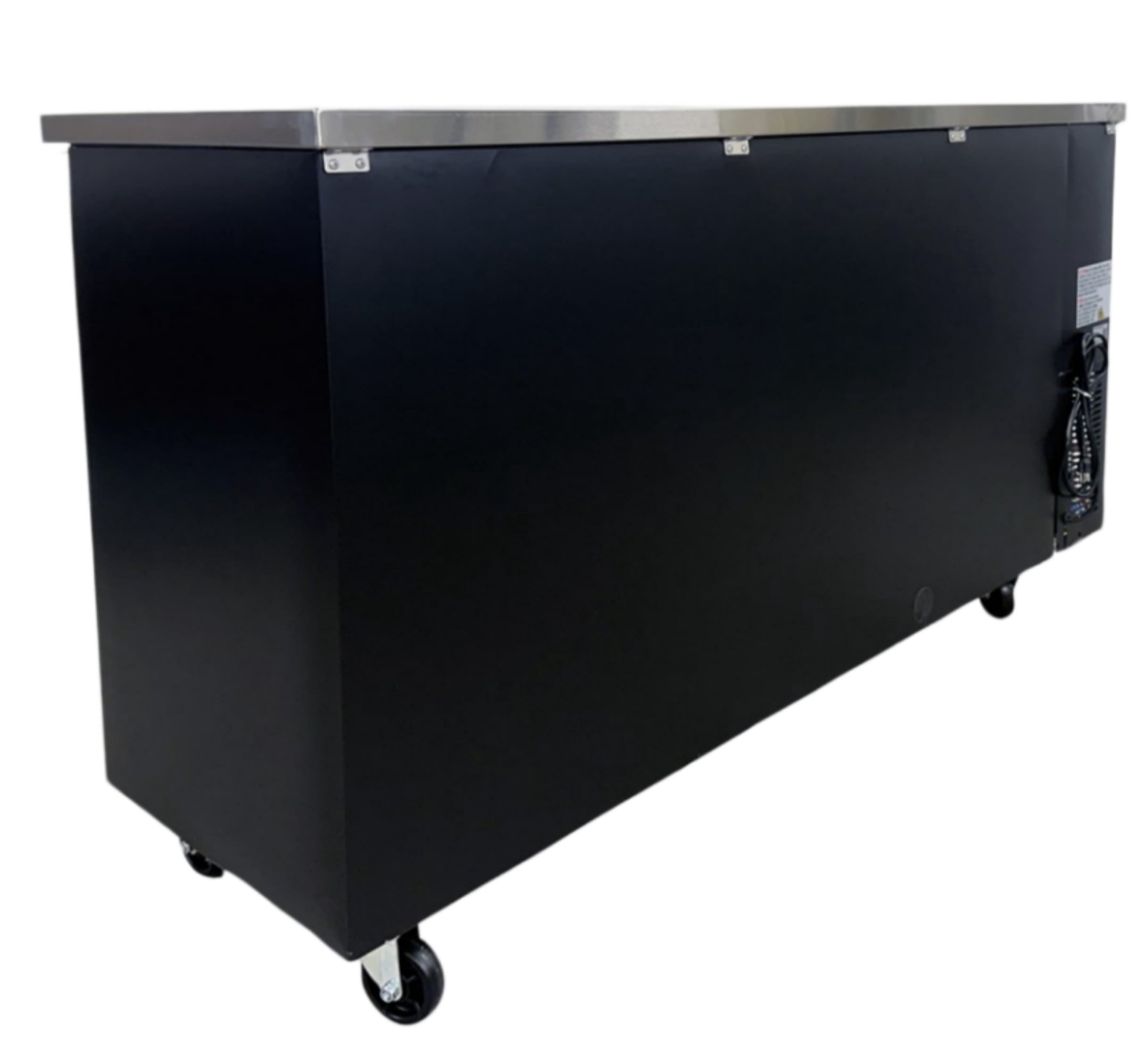 72 in. 3 Glass Door Commercial Back Bar Cooler, 19.6 Cu.Ft ，Beer Fridge, Under Counter Refrigerator