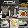 thumbnail image 2 of Rani Silver White Basmati Rice Extra Long Aged 4-Pound Bag, 4lbs (64oz) 1.81kg ~ All Natural | Gluten Friendly | Vegan | Indian Origin | Kosher, 2 of 12