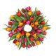 thumbnail image 1 of Guirnalda de flores artificiales para puerta de tulipán, flor de vid falsa, decoración del hogar, follaje de flores de simulación, naranja, 40 cm sidaley HA8952-02B, 1 of 6