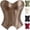 Khaki, variant on Womens Silky Satin Strapless Tube Top Sweetheart Boned Corset Bustier Slim Fitted Shapewear Crop Blouses for Going Out Party Clubwear Halloween, Beige, S