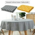 thumbnail image 3 of Table Cover Cloths Linen Party Tablecloth Cotton Desk Home Kitchen Decor, 3 of 11