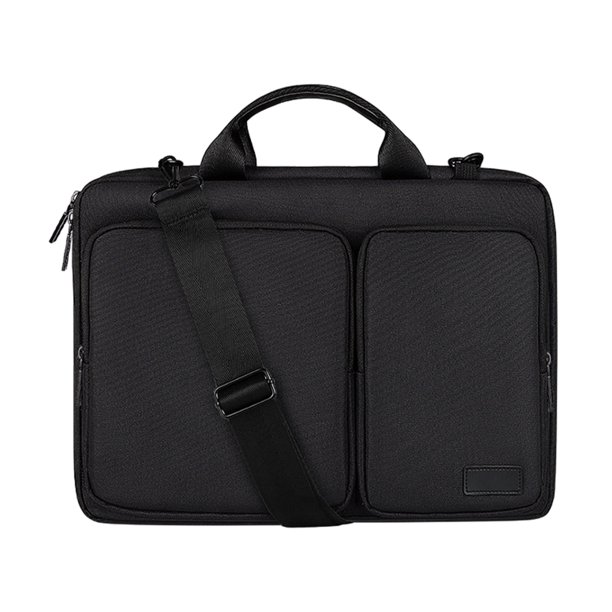 Bolsa para portátil Matsuzay de gran capacidad Resistente al agua y a los golpes Negro 14.1/15.4 pulgadas