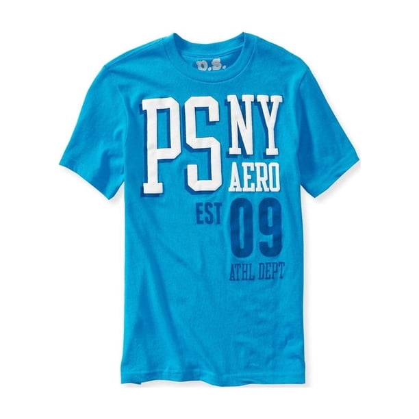 Camiseta gráfica Aeropostale Boys PSNY, azul, XL (14)
