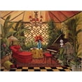 thumbnail image 2 of Jeffrey, Jillian 14x12 Black Ornate Wood Framed with Double Matting Museum Art Print Titled - Conservatory I, 2 of 4