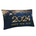 thumbnail image 2 of Bingfone Happy New Year 2024 (3) Printed Pillowcase 20x36 inches - Standard Pillow Cases with Envelope Closure,Gifts for Women Men, 2 of 9