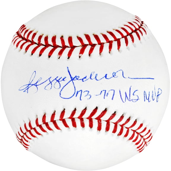 Reggie Jackson New York Yankees Autographed Baseball with "73-77 WS MVP" Inscription - Fanatics Authentic Certified