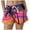 Light Pink, variant on Women Board Shorts Hawaiian Tropical Print Beach Swim Shorts with Pockets (Navy, S)