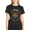 thumbnail image 4 of T-shirt Utah State  Soft Cotton Adult Heat-Transfer Graphic T-Shirt - 180g Breathable Fabric, Unisex Summer Casual Wear with Durable Heat-Printed Design, 4 of 10