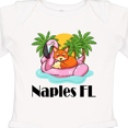 thumbnail image 4 of Inktastic Naples Florida Beach Vacation Boys or Girls Long Sleeve Baby Bodysuit, 4 of 5