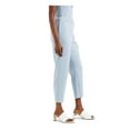 thumbnail image 3 of Alfani Womens Zippered Hem Casual Trouser Pants, Blue, 10 Regular, 3 of 4