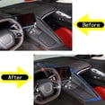 thumbnail image 5 of TINKI Soft Carbon Fiber Air Conditioner Switch Panel Trim Strip Fit for Chevrolet Corvette C8 Stingray 2020-2023, Center Console AC Panel Decoration Frame Trim, 5 of 11