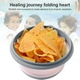 thumbnail image 2 of 3Pcs Bol Pliable avec Couvercle 300ml/650ml/900ml Récipient de Stockage des Aliments, 2 of 7