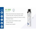 thumbnail image 2 of Cartucho de filtro Everpure H-300 Pentair EV927072 1135L, 2 of 5