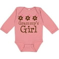 thumbnail image 3 of Inktastic Grammy's Girl Daisies Girls Long Sleeve Baby Bodysuit, 3 of 5
