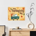 thumbnail image 6 of Picia Happy Thanksgiving Day Pattern Decorative Picture – Unique Wall Art, Modern Canvas Print for Trendy Interiors (Horizontal), 6 of 6