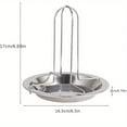 thumbnail image 3 of MesaSe Stainless Steel Chicken Roaster Rack - Easy-Clean  Portable Vertical Holder for Home & Camping Cooking zzz, 3 of 7