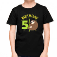 thumbnail image 2 of 5 Year Old Birthday Boy Shirt Sloth 5th Birthday Outfit Boys Birthday Shirt Boy Happy Birthday Shirt, 2 of 8