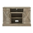 thumbnail image 5 of AENKYO Farmhouse TV Stand Media Console Center with Adjustable Shelves for TVs Up to 50'', Antique Oak, 5 of 8
