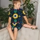 thumbnail image 4 of Balery Colorful Mexican Flower Conjunto de Pijama Infantil de Manga Corta con Estampado – Ropa de Dormir de Algodón Suave-Large, 4 of 6