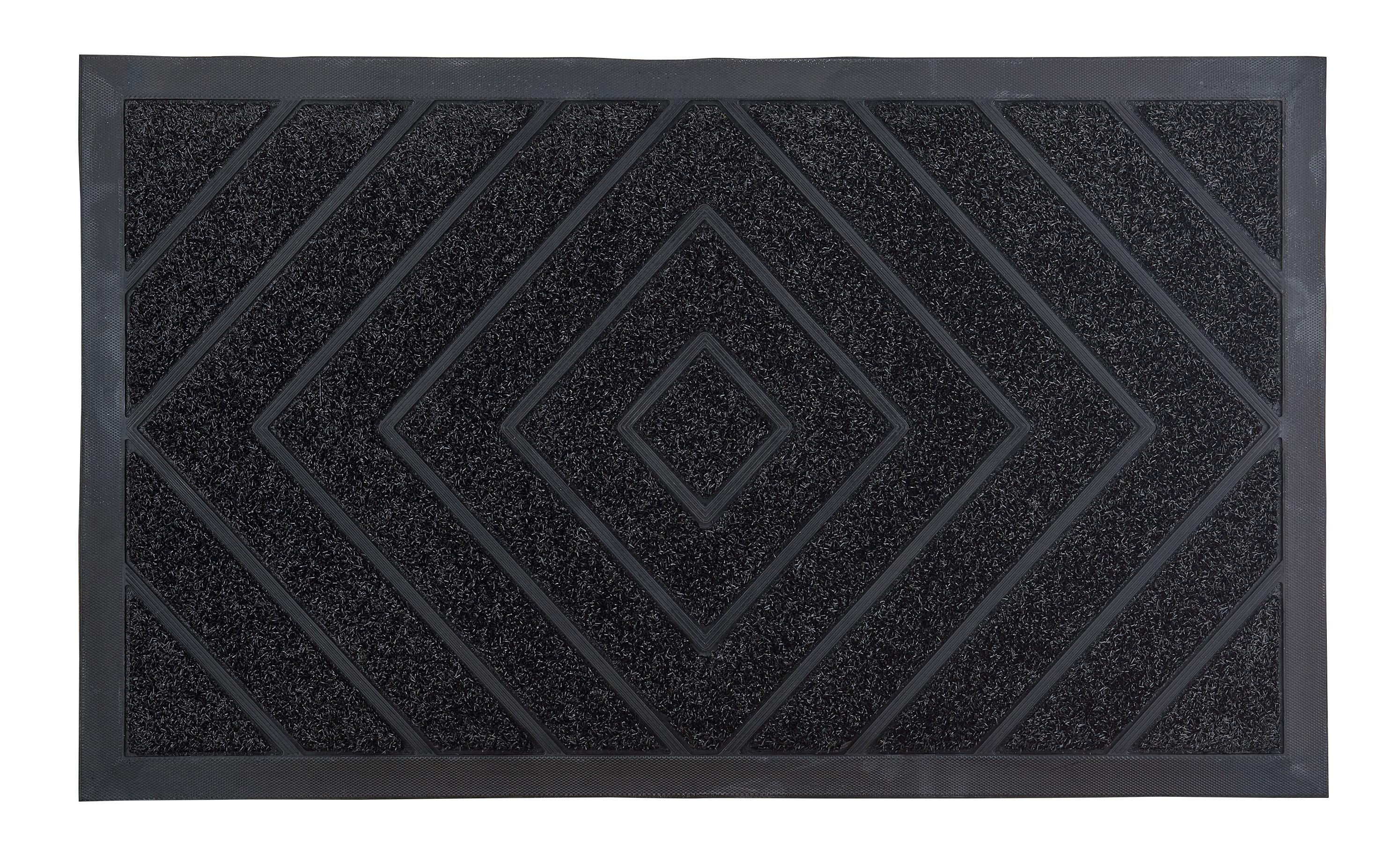 Superio NonSlip Diamond Coir Doormat Entrance Floor Mat