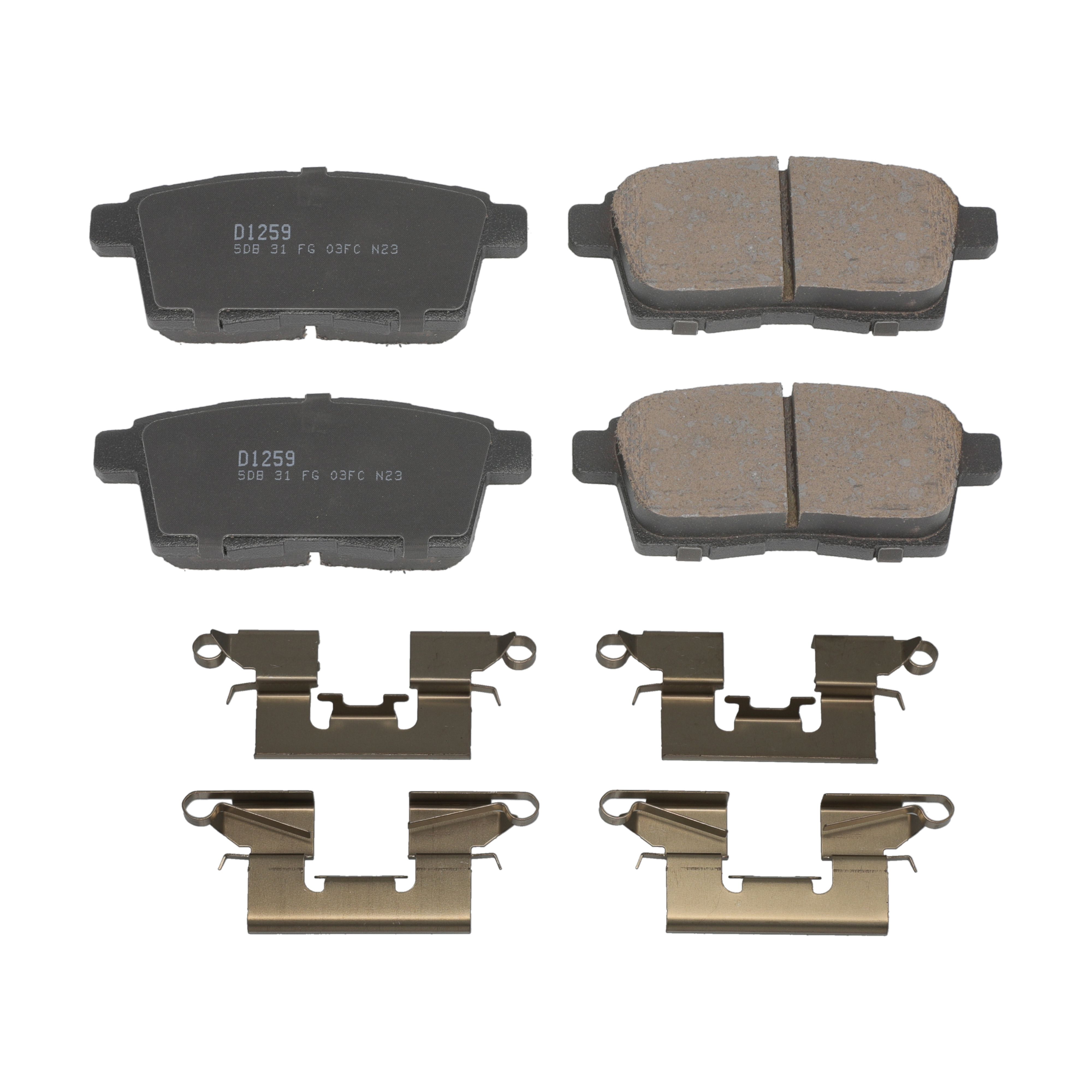 Winstop Brake Pad Set, Rear WS.1259.0.C, Ford Edge 2010-2007