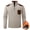 Beige, variant on Men's Zip Up Sweater Cable Knit Pullovers Soft Turtleneck Business Casual Work Long Sleeve Pullover Sweater