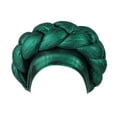 thumbnail image 1 of Fashion Women Beading Braid Hat Muslim Ruffle Cancer Beanie Wrap Cap Sleep Caps Satin Lined Hair Bonnets, 1 of 2