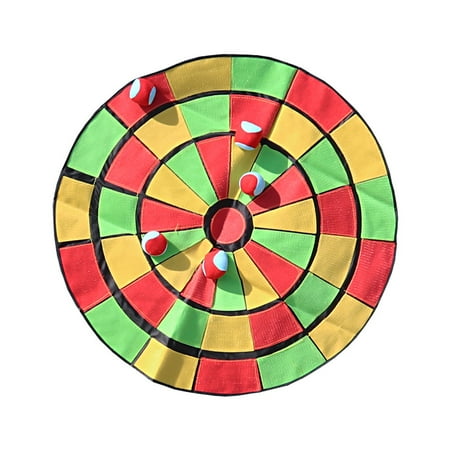 25.6X25.6 in Round Sticky Ball Board Set Training Target Game Kids ...