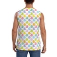 thumbnail image 4 of Balery Colorful Rubber Duck Camisetas sin mangas para hombre, absorbe la humedad y protege contra el mal olor.-Small, 4 of 7