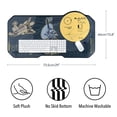 thumbnail image 5 of Space Moon Desk Pad - Scifi Large Mousepad Mat, 5 of 6