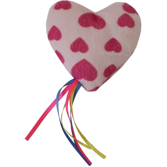 Imperial Cat Cat 'n Around, Ribbon Heart Cat Toy, Assorted Colors