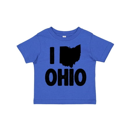 

Inktastic I Love Ohio with State Silhouette Gift Toddler Boy or Toddler Girl T-Shirt