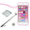 Apple Ipod Touch 16gb Pink (6th Generation) with a Istabilizer Istmp01 Monopod and Quality Photo Microfiber Cloth
