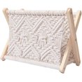 thumbnail image 1 of Magazine Rack,Wooden Magazine Rack Storage Basket,Small Newspaper Rack Baskets, 1 of 5
