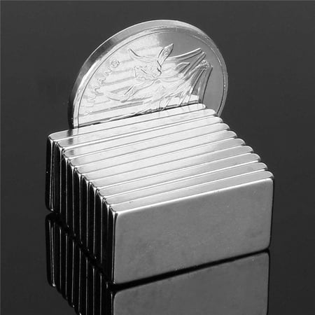 Neodymium Cube - 10pcs N52 Super Strong Neodymium Magnets Cube Rare Earth Magnets 20x10x2mm
