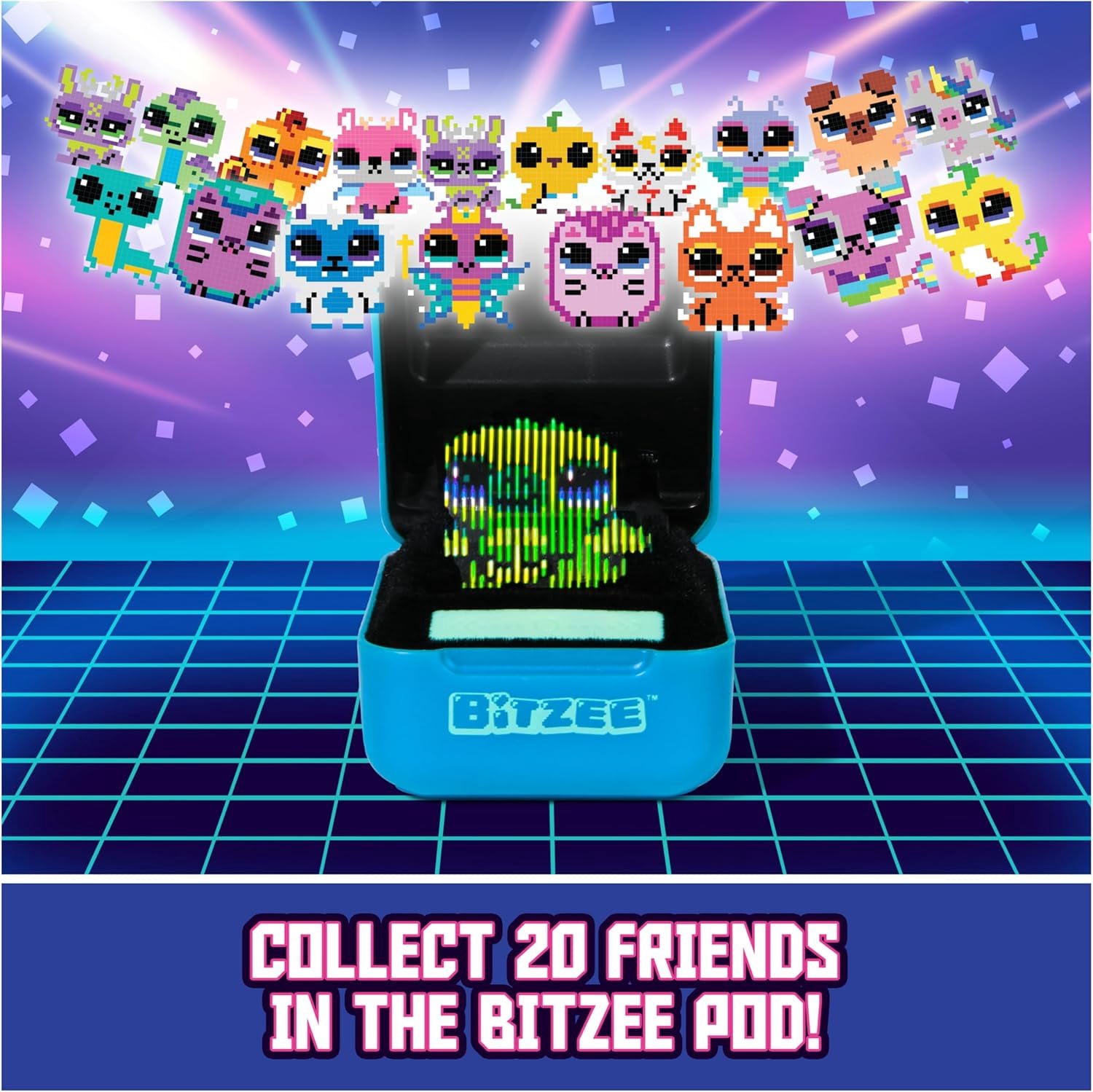 Magicals Interactive Toy with 20 Characters Inside, Virtual Friends React to Touch, Digital Pet Kids Toys for Girls & Boys Ages 5 and up