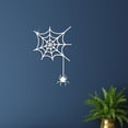 thumbnail image 1 of Clearance! Halloween Acrylic Mirror Sticker Self Adhesive Festive Bar Decoration Mirror Wall Sticker Silver, 1 of 6