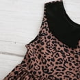 thumbnail image 6 of Fesfesfes Toddler Baby Kids Girls Sleeveless Leopard Print Skirt Dress Princess Dress On Sale, 6 of 9