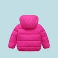 thumbnail image 2 of Toddler Baby Hooded Down Jacket Removable Hooded Boys Girls Kids Long Sleeve Thicken Windproof Snow Warm Winter Coat Lined Fleece Outerwear for 18 Months-6T, 2 of 7