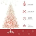 thumbnail image 5 of Beyamis 5Ft Unlit Pink Spruce Artificial Christmas Tree - 450 Realistic Branch Tips, Pink - Compact, Cute - Indoor Kids' Room/Desk, 5 of 9