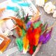 thumbnail image 5 of 200 piezas de plumas coloridas para manualidades, bodas, decoraciones para fiestas en casa, 3-6 pulgadas, plumas de gallo Hackle para sillín, plumas artesanales, 5 of 5