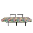 thumbnail image 3 of Garden Art Futon Couch, Abstract Romantic Bouquet of Doodle Style Flowers with Coming of the Spring, Daybed with Metal Frame Upholstered Sofa for Living Dorm, Loveseat, Multicolor, by Ambesonne, 3 of 4