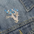 thumbnail image 5 of Wentin Reduced Brooch Reindeer Brooch Pin For Women Shiny Zircon Animal Brooch Pins Cute Sika Deer Brooch, 5 of 9